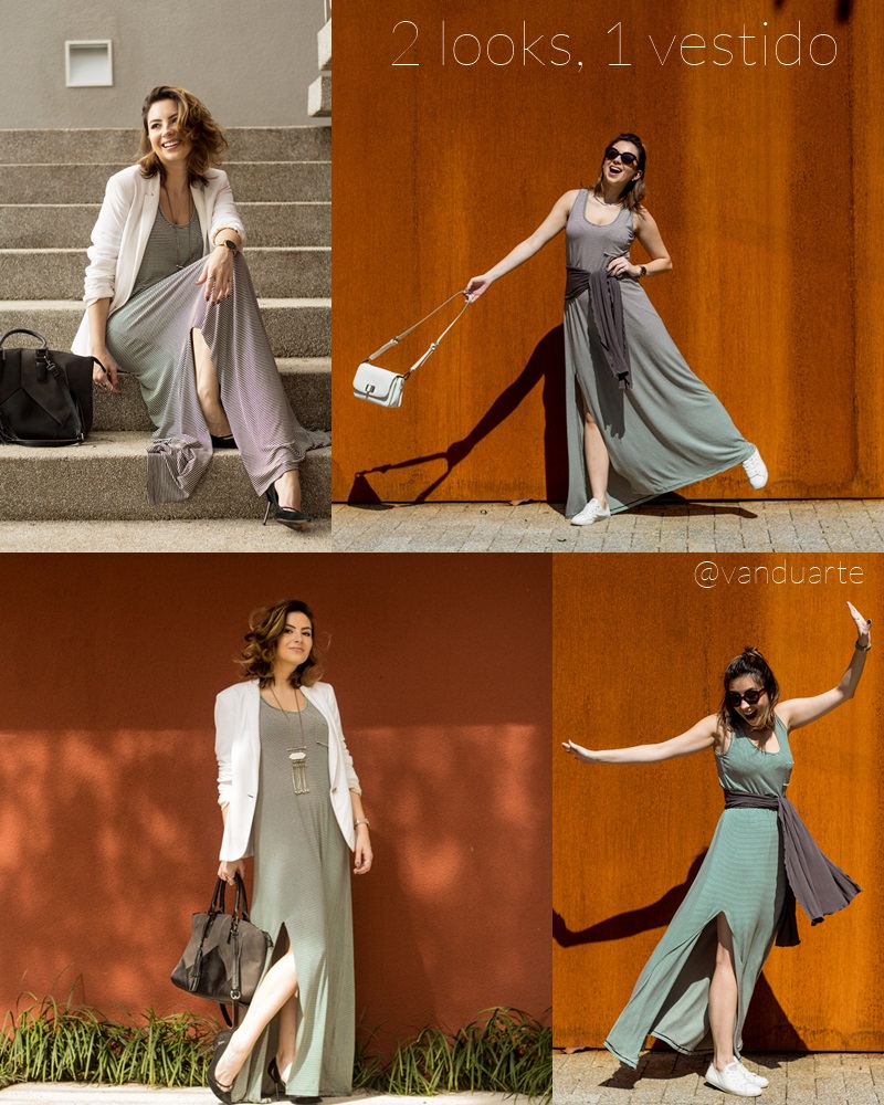 vestido longo para trabalhar