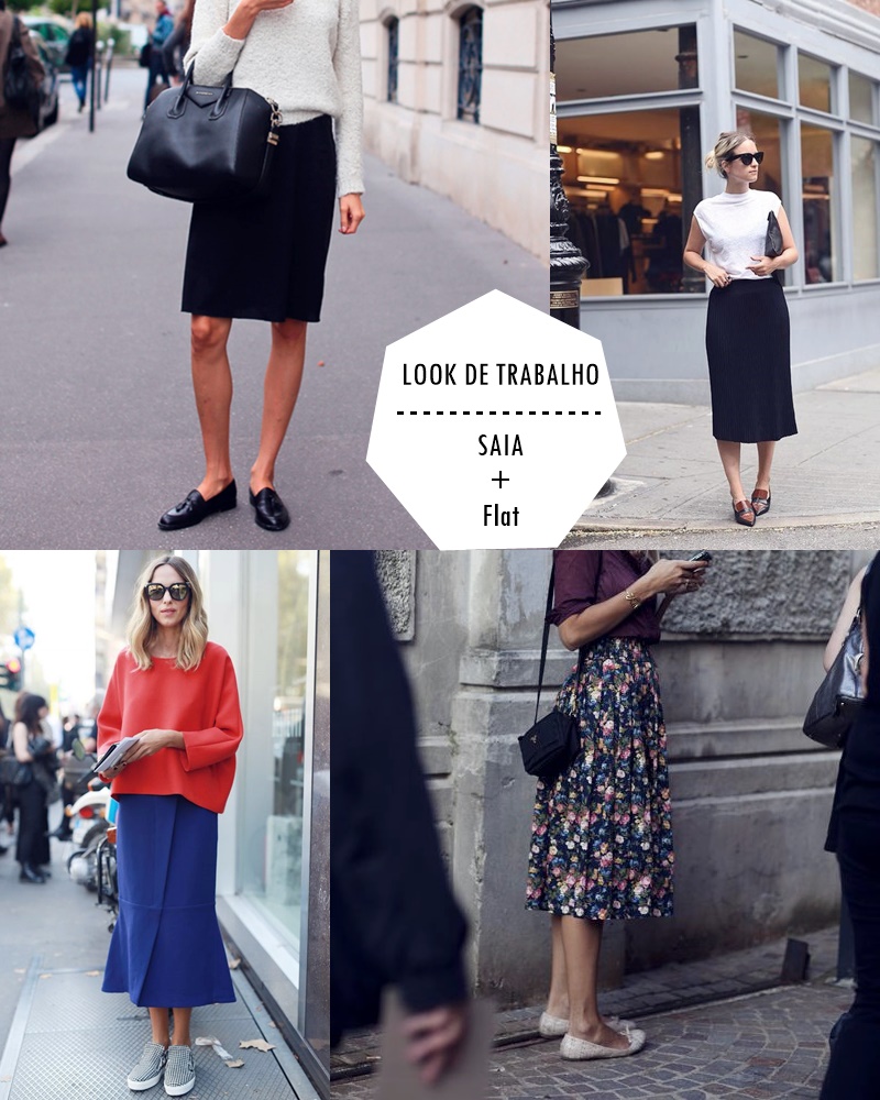 sapatos baixos estilosos